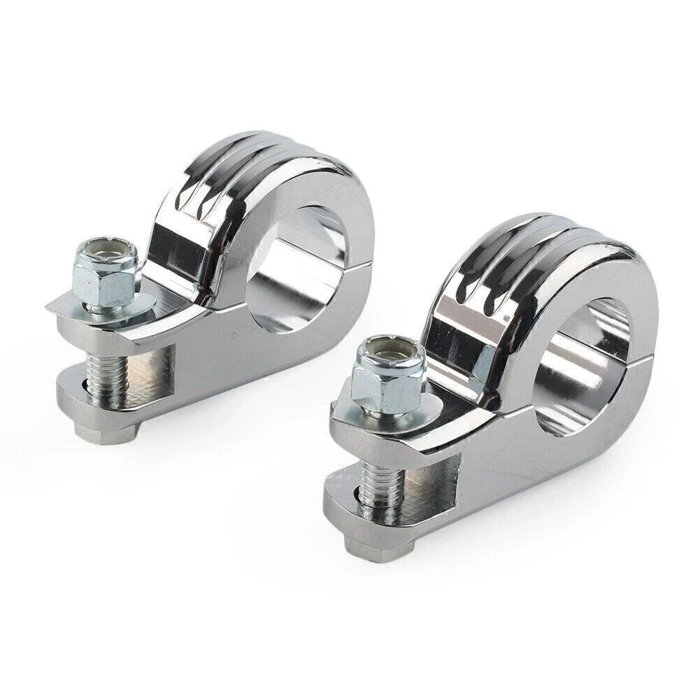 1.25" Chrome Highway Foot Peg Mounting for Harley Touring Road King