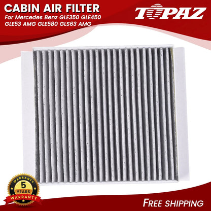 Cabin Air Filter for Mercedes Benz GLE350 GLE450 GLE53 AMG GLE580 GLS63 AMG (2016–2023)