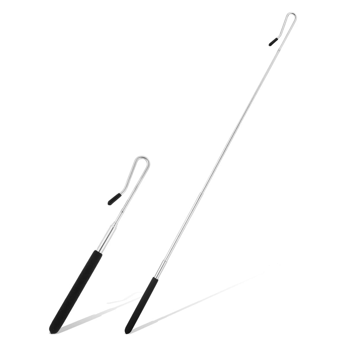 2 Pack Puppet Handles for Arm Control Rods (8-21 Inch) - Black