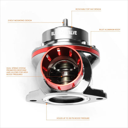Adjustable 2-Bolt Blow-Off Valve for Universal Type-S RS RZ Turbo