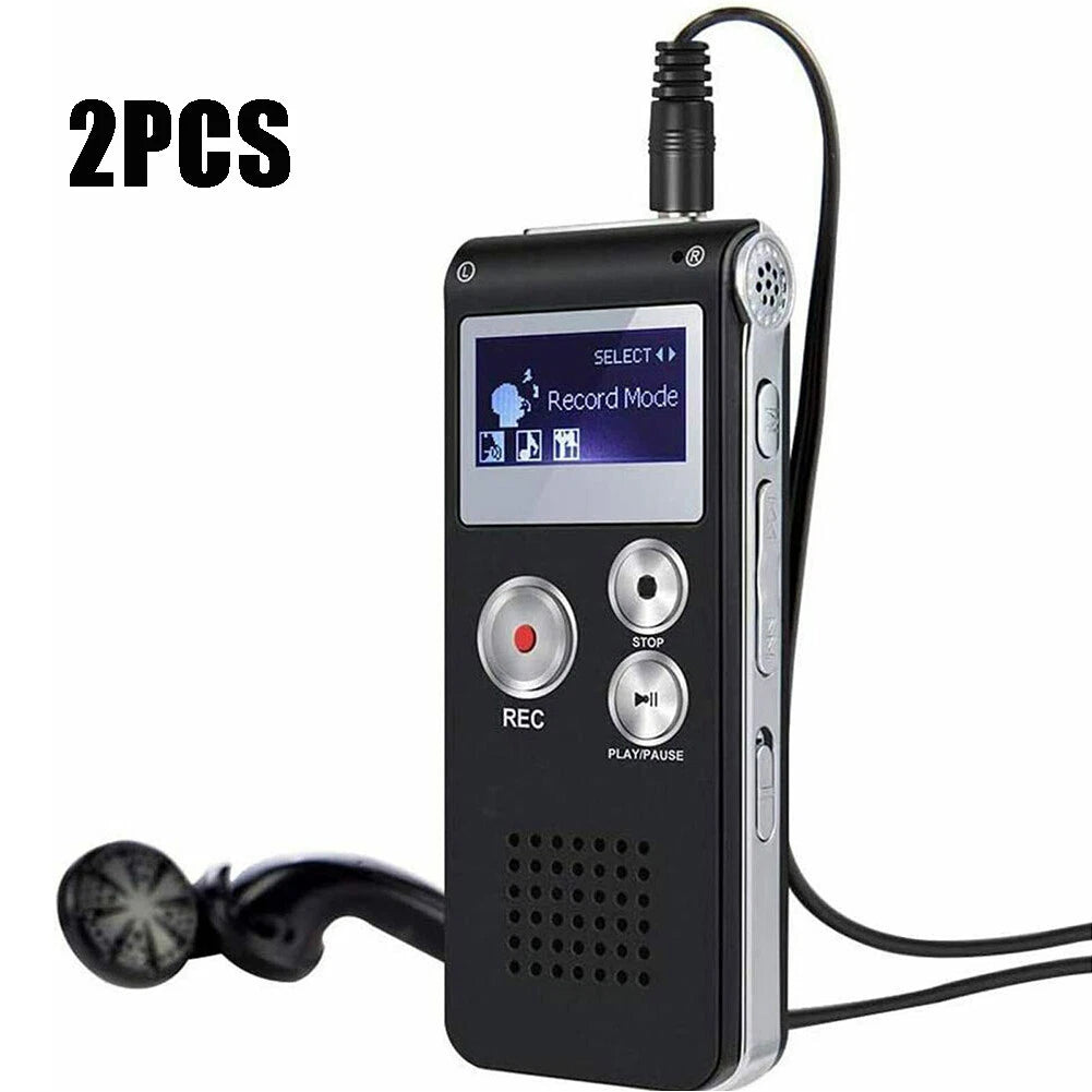2X Digital EVP Voice Activated Recorder for Paranormal Ghost Hunting