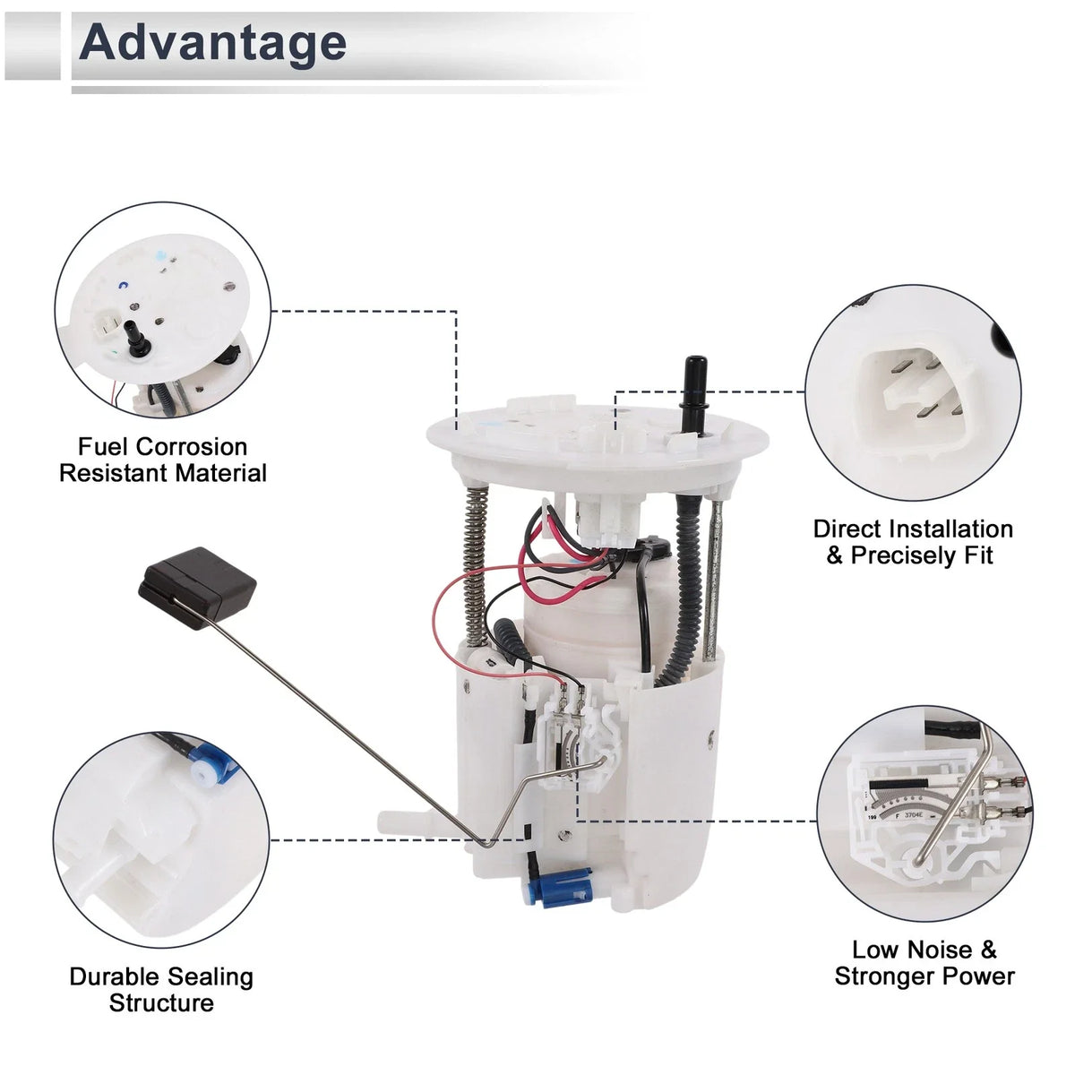 Fuel Pump Assembly for Ford Edge (2015–2019) & Lincoln Nautilus 2.0L No.F2GZ9H307A