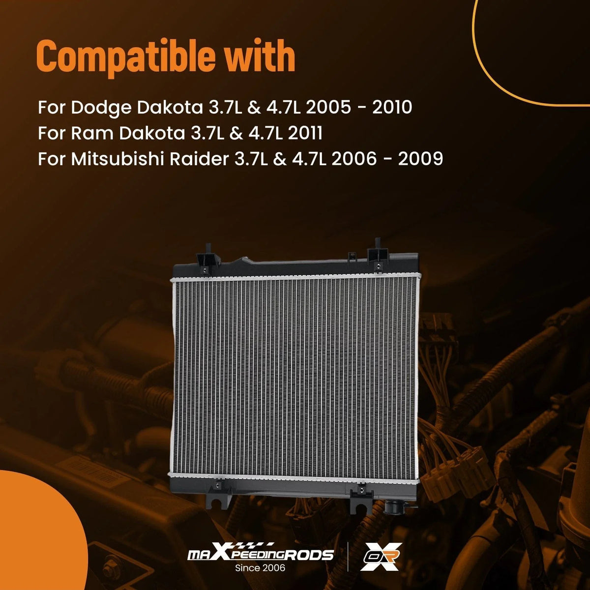 Custom Design Radiator for Dodge Dakota/Ram Dakota (2005–2011)
