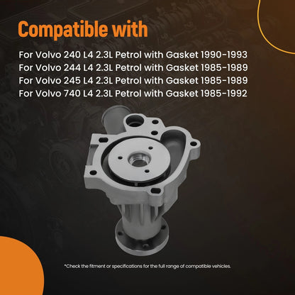 Engine Coolant Water Pump for Volvo 740/760/780/940 (1985–1995) WK5CPI AW9068