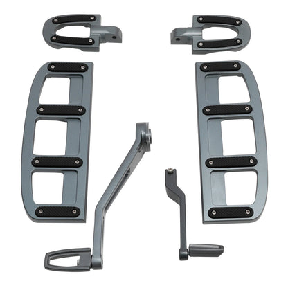 Driver Footboards & Passenger Shifter Brake Pegs for Harley Softail Fat Boy (2018–2023)