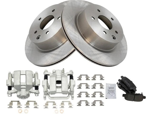 Set of 4 Brake Pads Rotors Calipers for Infiniti G35 (2005–2007) 92516QXRX