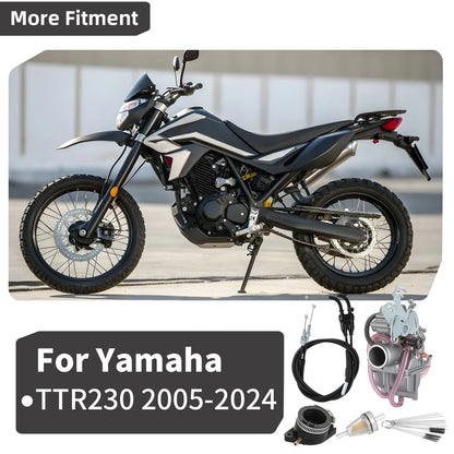 Carburetor for Yamaha TTR230 (2005–2024) 1C6-26302-00-00, 1C6-14301-10-00, 1C6-14301-00-00, 1C6-E3586-00-00
