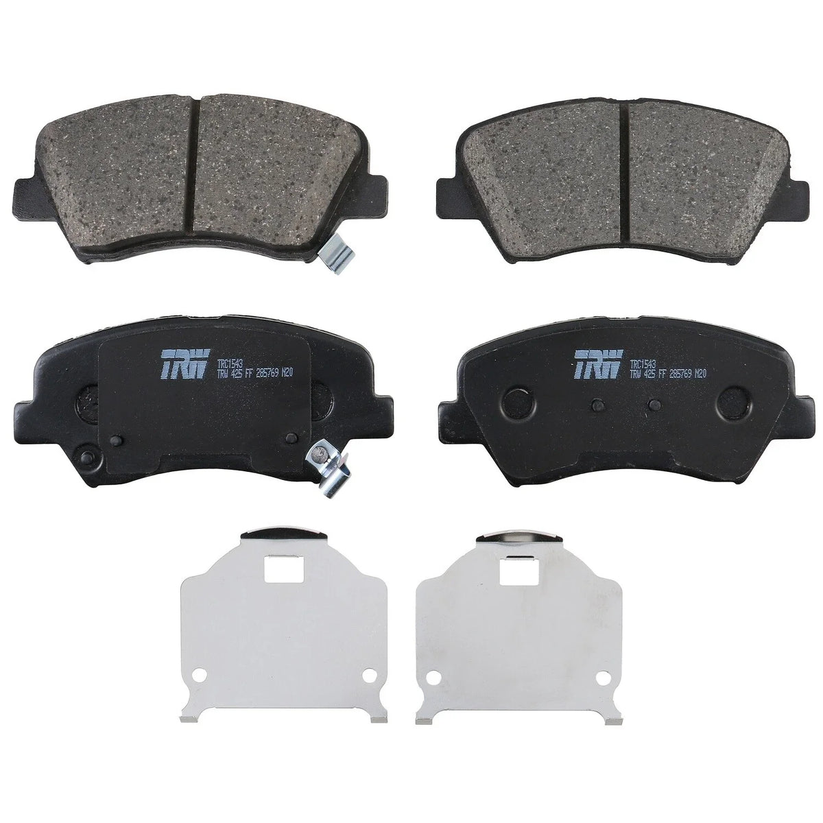 Front Brake Kit 280mm Drilled Rotors & TRW Ceramic Pads for Elantra Forte Koup (2011–2016)