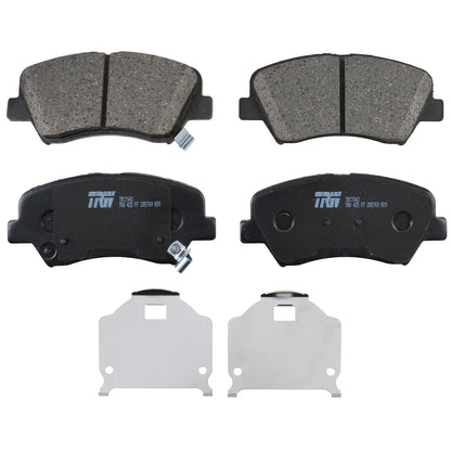 Front Brake Kit 280mm Drilled Rotors & TRW Ceramic Pads for Elantra Forte Koup (2011–2016)