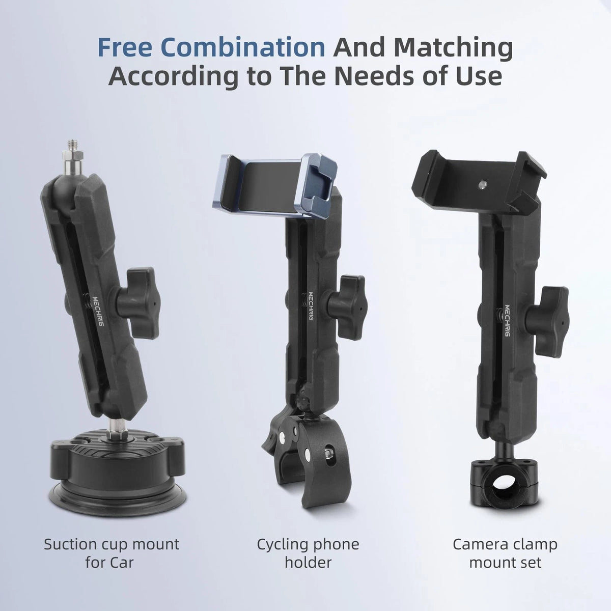 1 Inch Ball Mount Dual Socket Extension Arm for Universal Fit (2010–2023)