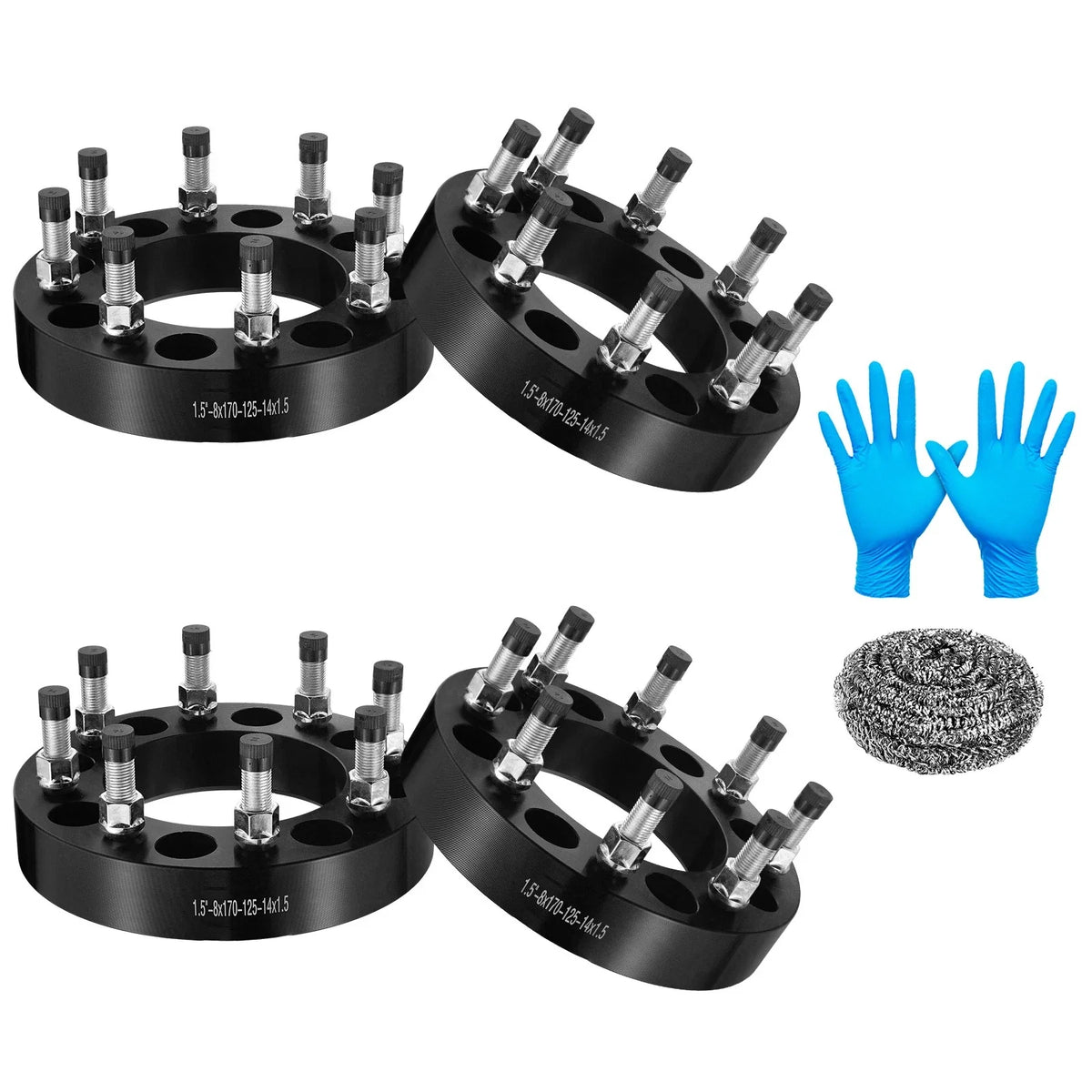 Set of 4 Wheel Spacers 1.5" / 2" for Ford F-250 F-350 Super Duty