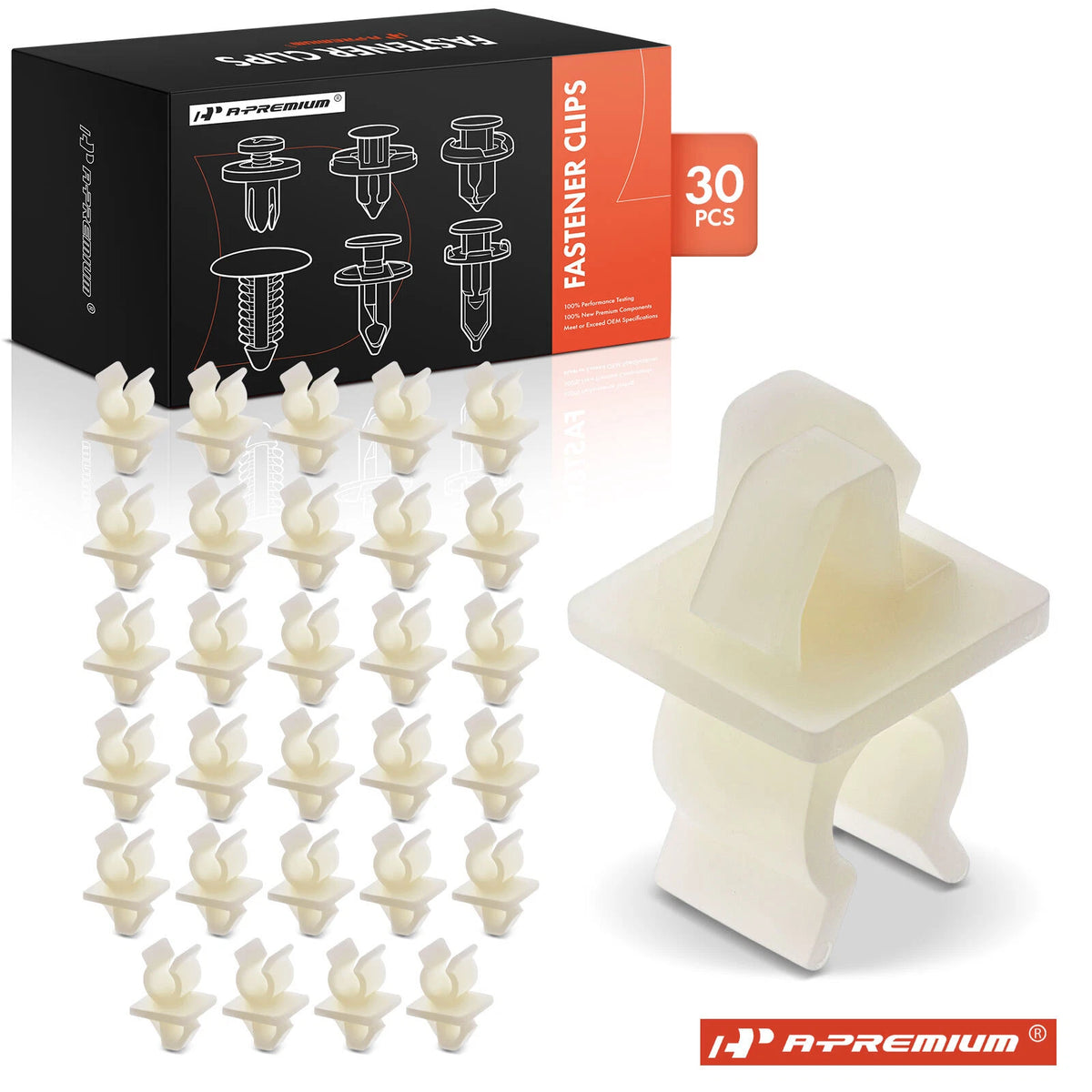 30Pcs Hood Prop Rod Retainer Clips for Toyota 4Runner Tacoma (5345290351, 53452-90351)