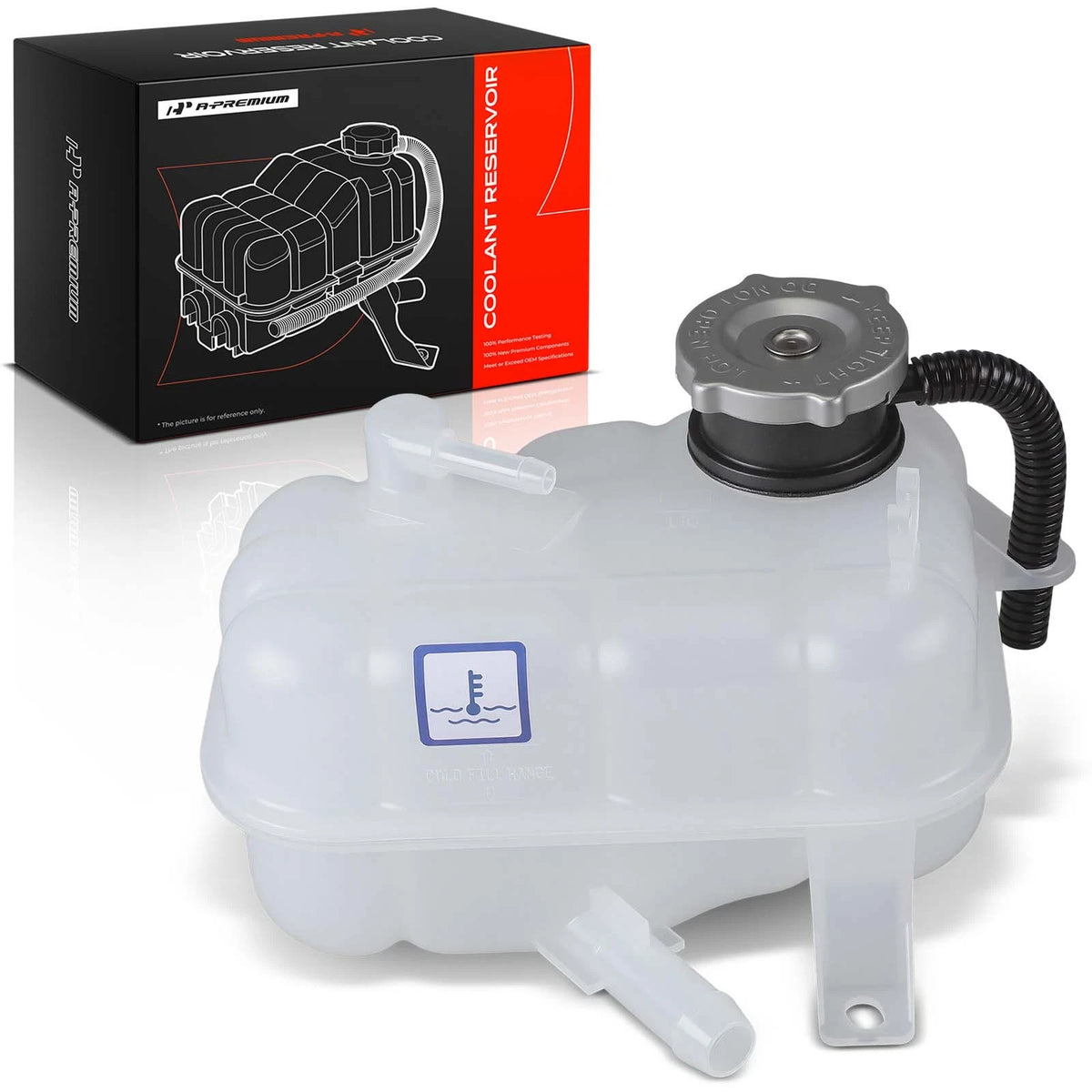 A-Premium Engine Coolant Reservoir w/ Sensor for BMW G12 G30 (2016–2023) 17138610657, 17138677651