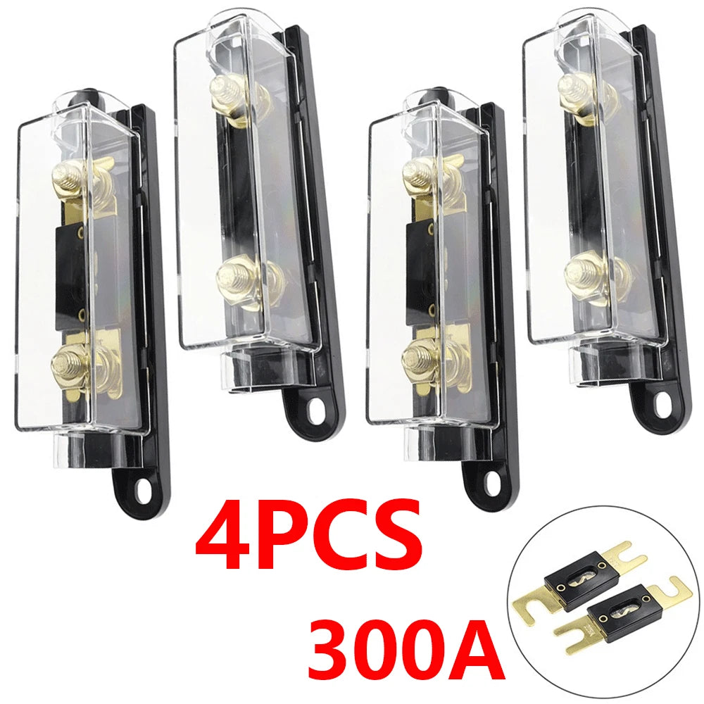 1/0 AWG ANL Fuse Holder Battery Install Kit for Inline Use