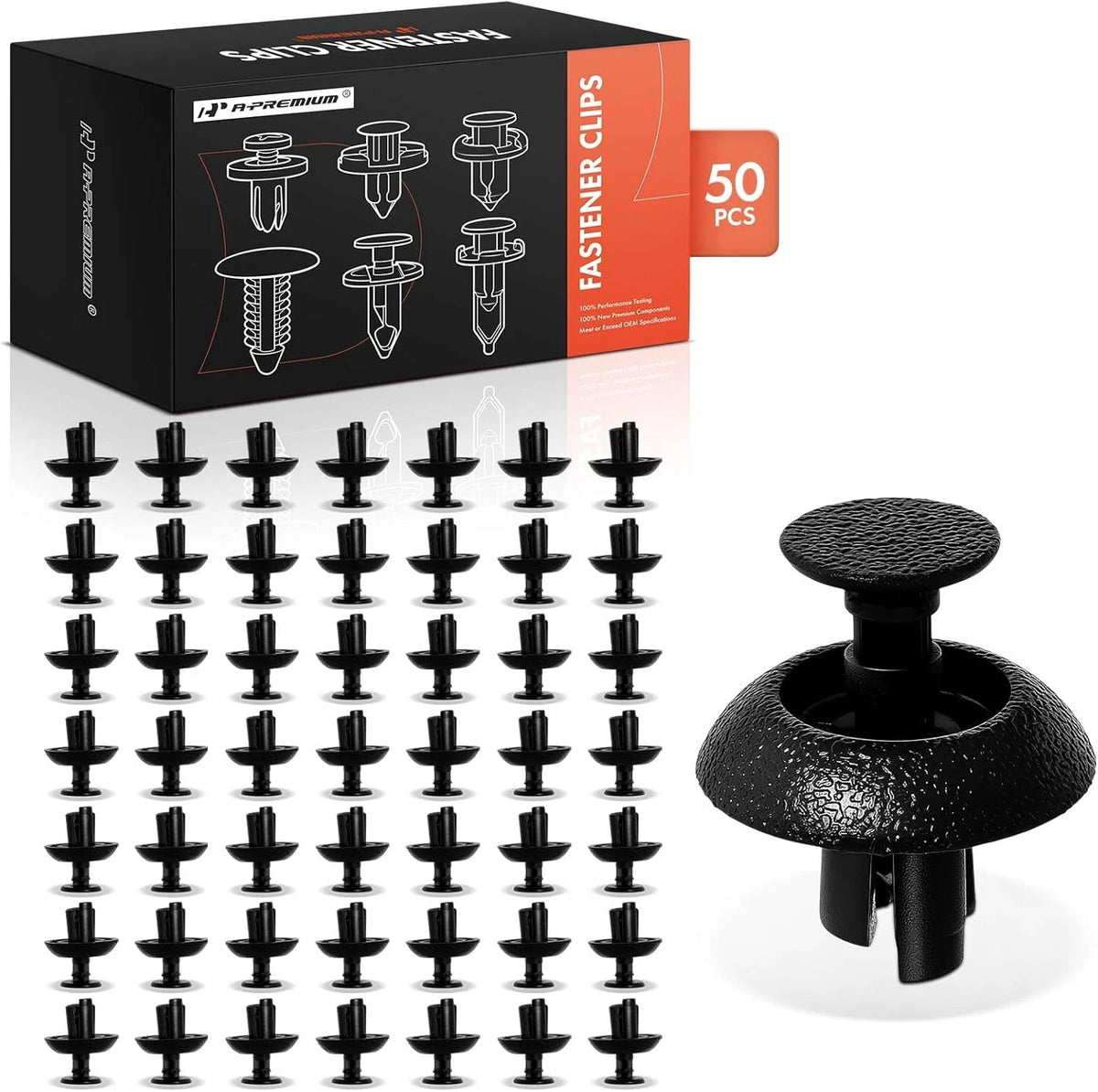 50PCS Engine Cover Push Pin Clips for Toyota Lexus Camry RX350 GX460 (APRCF827)