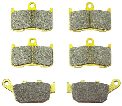 Set of 2 MC Front Rear Brake Pads for Kawasaki Z800 ZR800E (2013–2016)