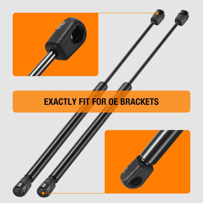 C16-02622 Gas Shock Strut for Leer Camper Shell Window Topper (17in 28lb/125N)