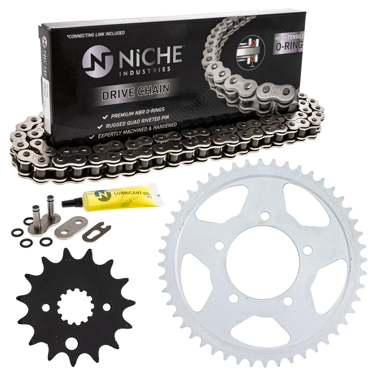Sprocket Chain Set 15/48 Tooth for Suzuki Marauder 800 (1997–2004) MK1004480, 519-KCS0952K-K001