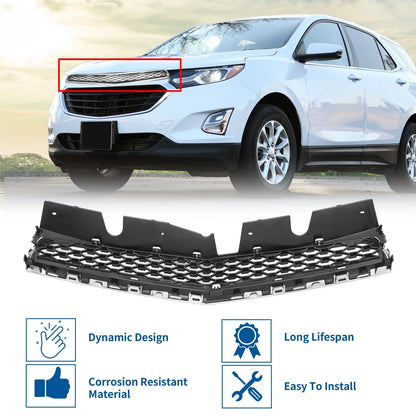 Front Upper Bumper Grille for Chevrolet Equinox (2010–2015) Chrome