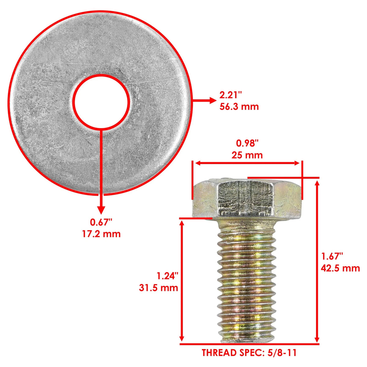 60" Deck Blades with Bolt for Hustler (MB3186+MB2916)
