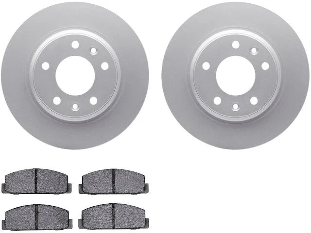 Rear Brake Pad and Rotor Kit for Mazda Protege Mazdaspeed (2003) SD438ZN