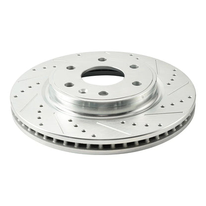 Front Drilled & Slotted Brake Rotors for GMC Acadia (2007–2016)