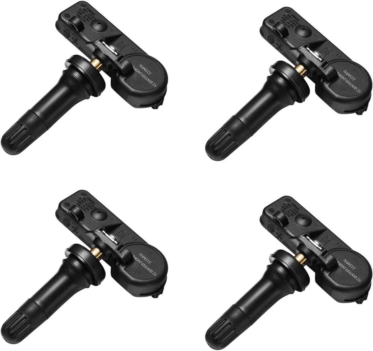 Set of 4 TPMS Sensors 315MHz for Chevy Suburban 1500 (2007–2014) 13586335