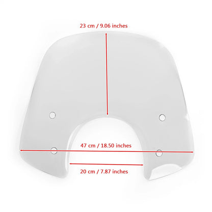 Windshield Windscreen for Vespa LX50 LX125 LX150 GT200 GTS300 (2006–2023)