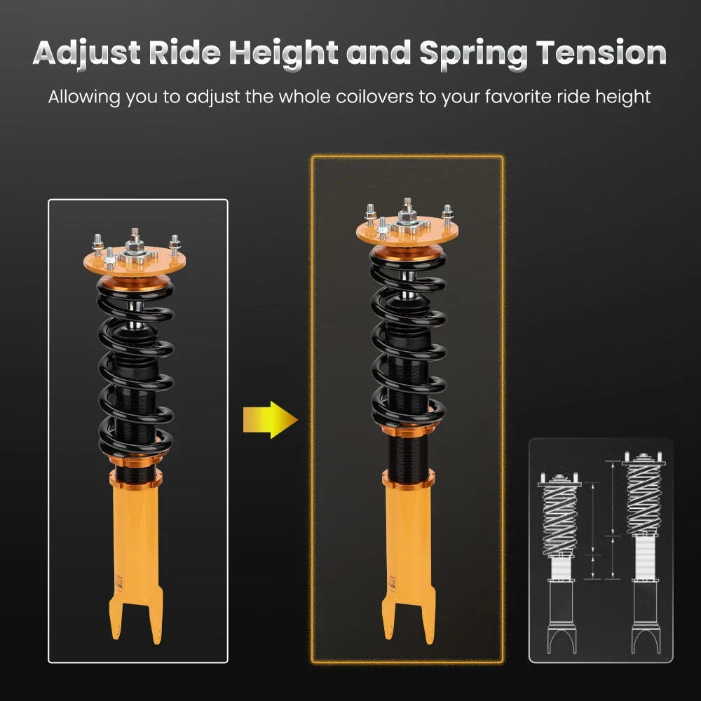 Set of 4 Coilovers Suspension for Dodge Charger (2006–2010) RWD SRT8
