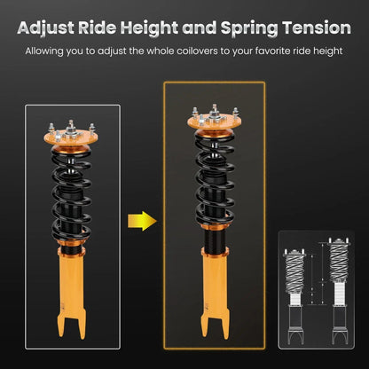 Set of 4 Coilovers Suspension for Dodge Charger (2006–2010) RWD SRT8