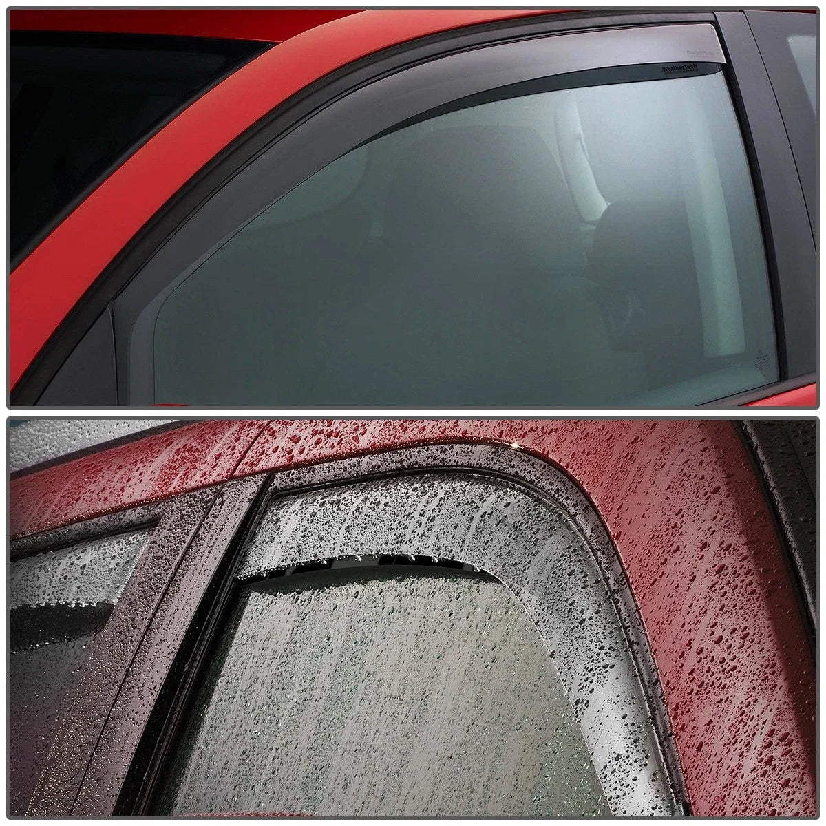 Set of 2 Smoke Tint Window Shade Visors for Honda Civic (2011–2014)
