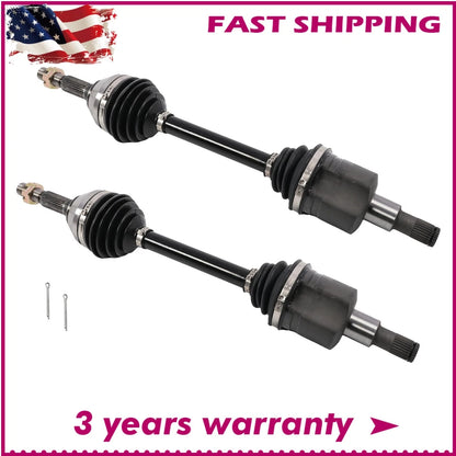 Front Pair CV Axle Joint Shaft Assembly for Chevy Trailblazer (2002–2009) B2CV024-CVTB