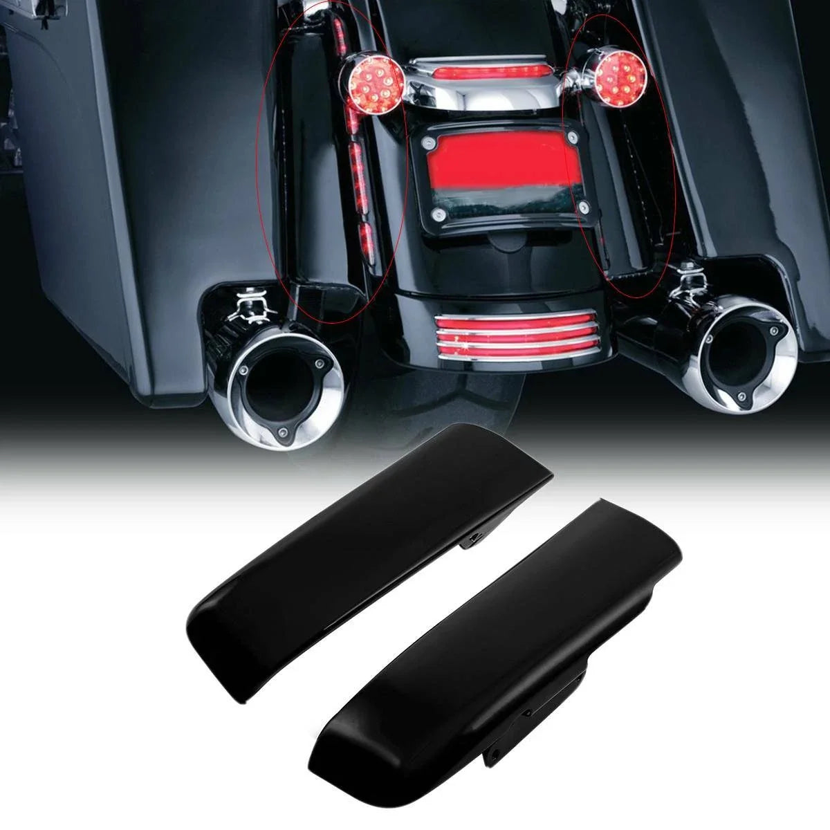Fender Saddlebag Filler Panels for Harley Touring (2014–2024)