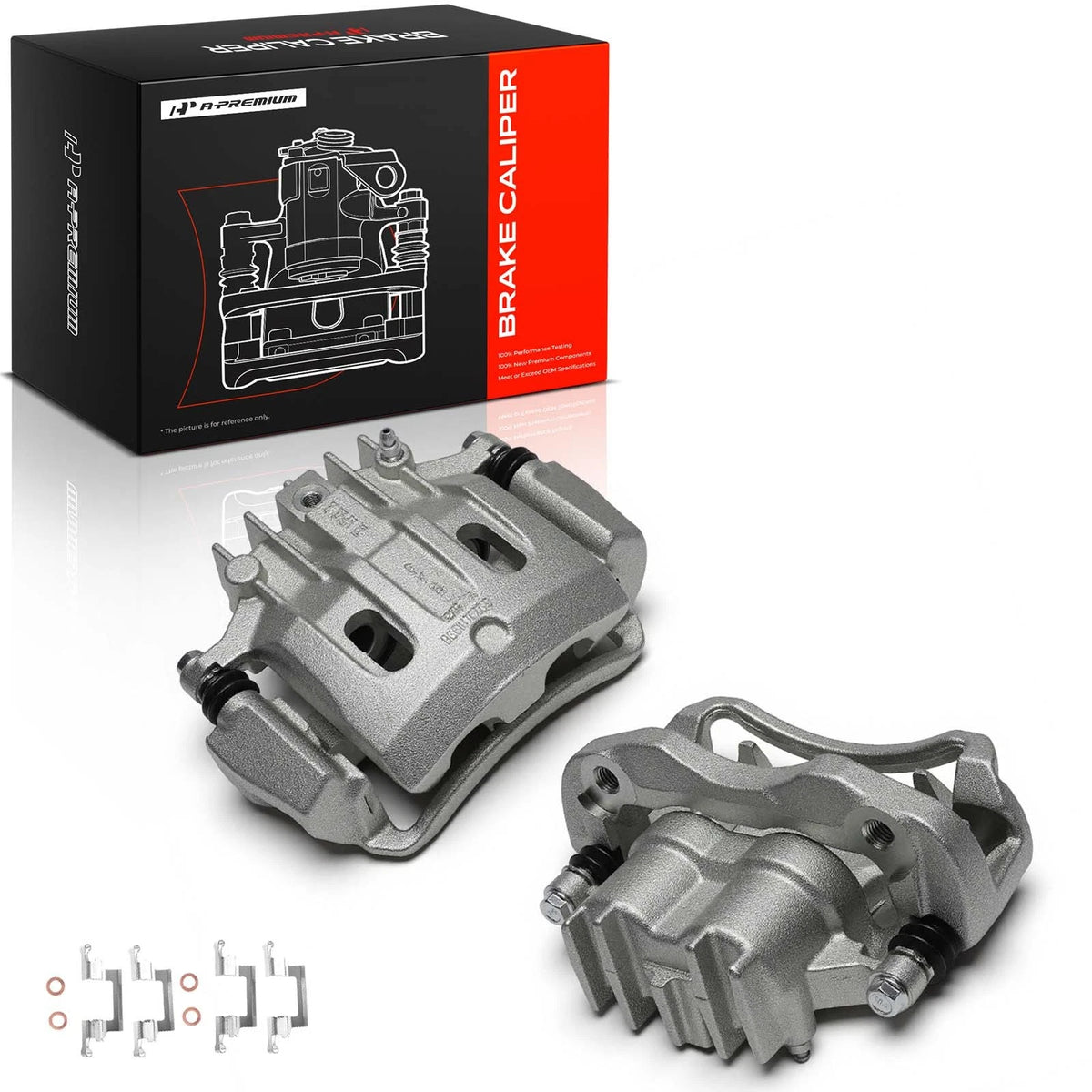 Pair Rear Brake Calipers for Ford F-250 350 Super Duty (2000–2004) - 18-4752, 18-4753