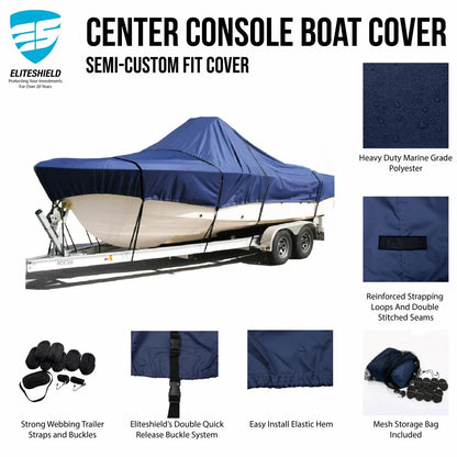 Boat Storage Cover for Seacraft 23 Center Console (All-Weather)