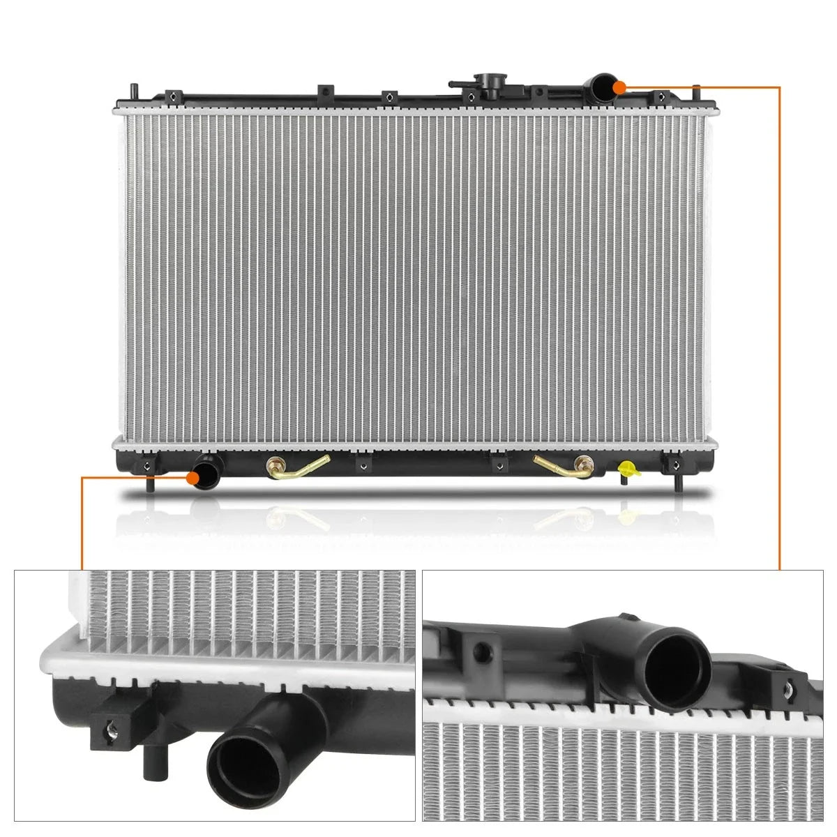 Aluminum Core Cooling Radiator for Mitsubishi Diamante (1997–2004) DPI-1906