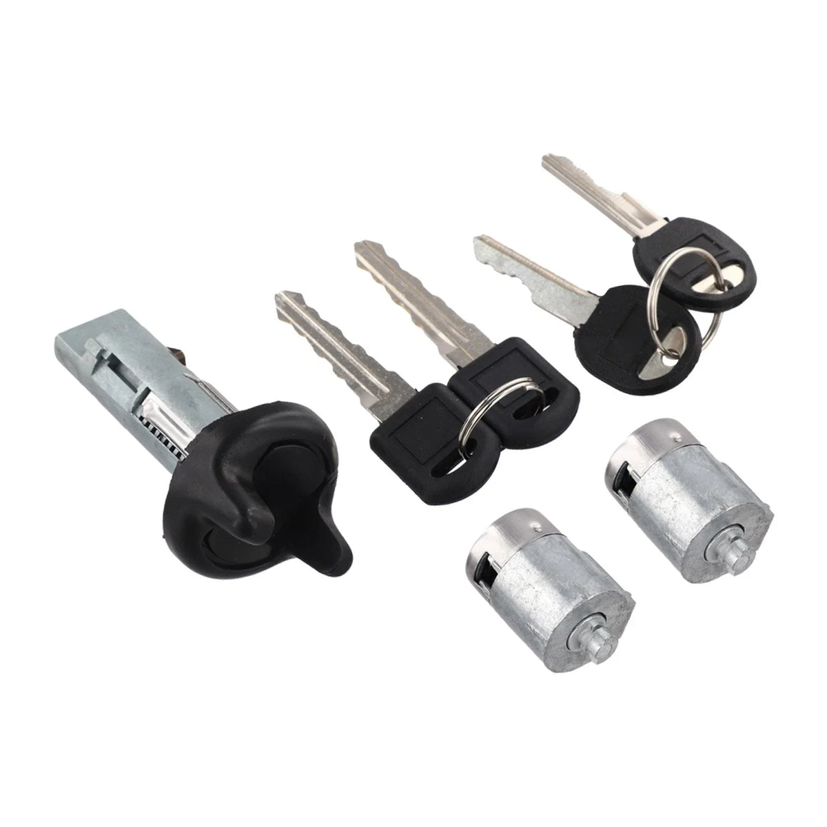 Complete Set of Door Lock Cylinders and Keys for Chevy GMC (702671, 702674)