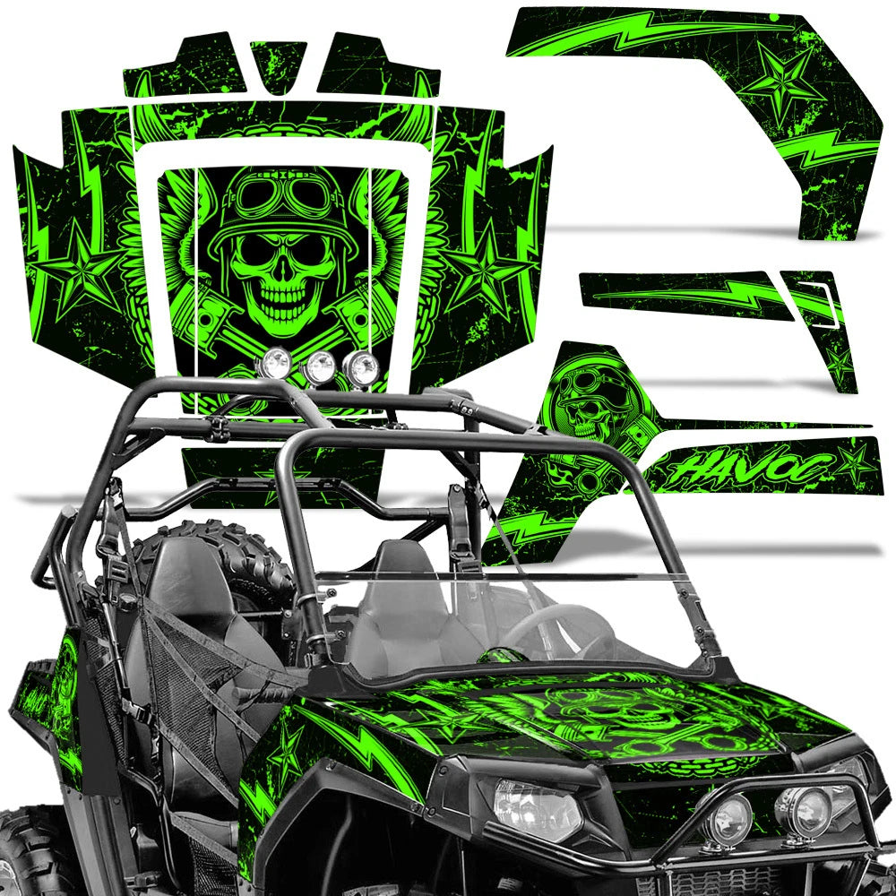 Graphics Kit Decals Stickers for Polaris RZR 800 S (2006–2010)