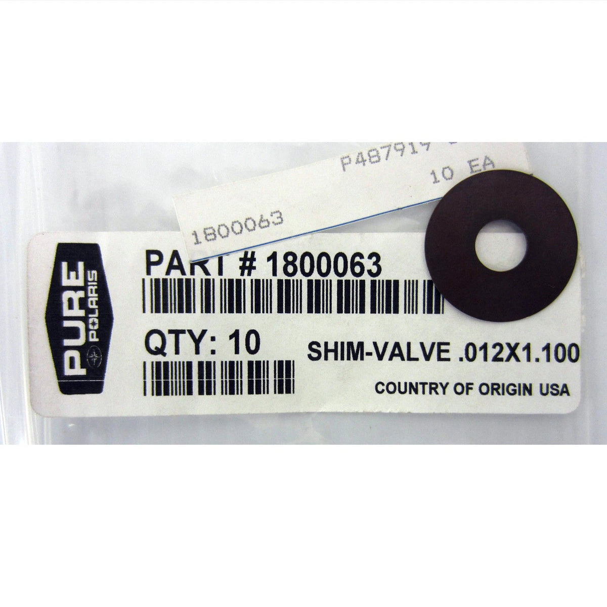 Shim Valve .012X1.10 for Polaris Snowmobile (1800063)