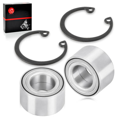2 Front or Rear Wheel Bearing + Circlip for Honda Pioneer 1000 (2016–2022)