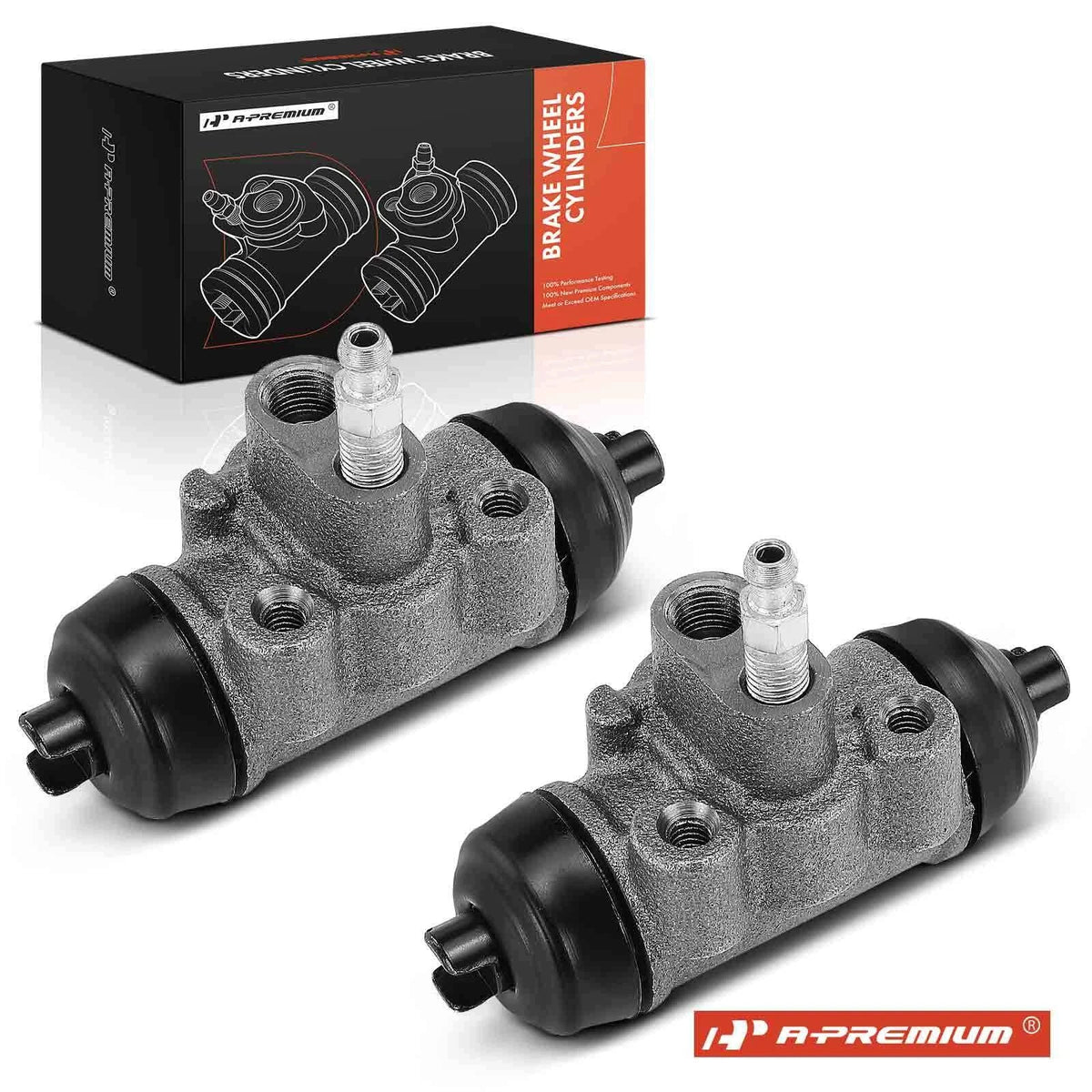 2X Rear Drum Brake Wheel Cylinder for Ford Probe, Kia Rio, Mazda, Chrysler