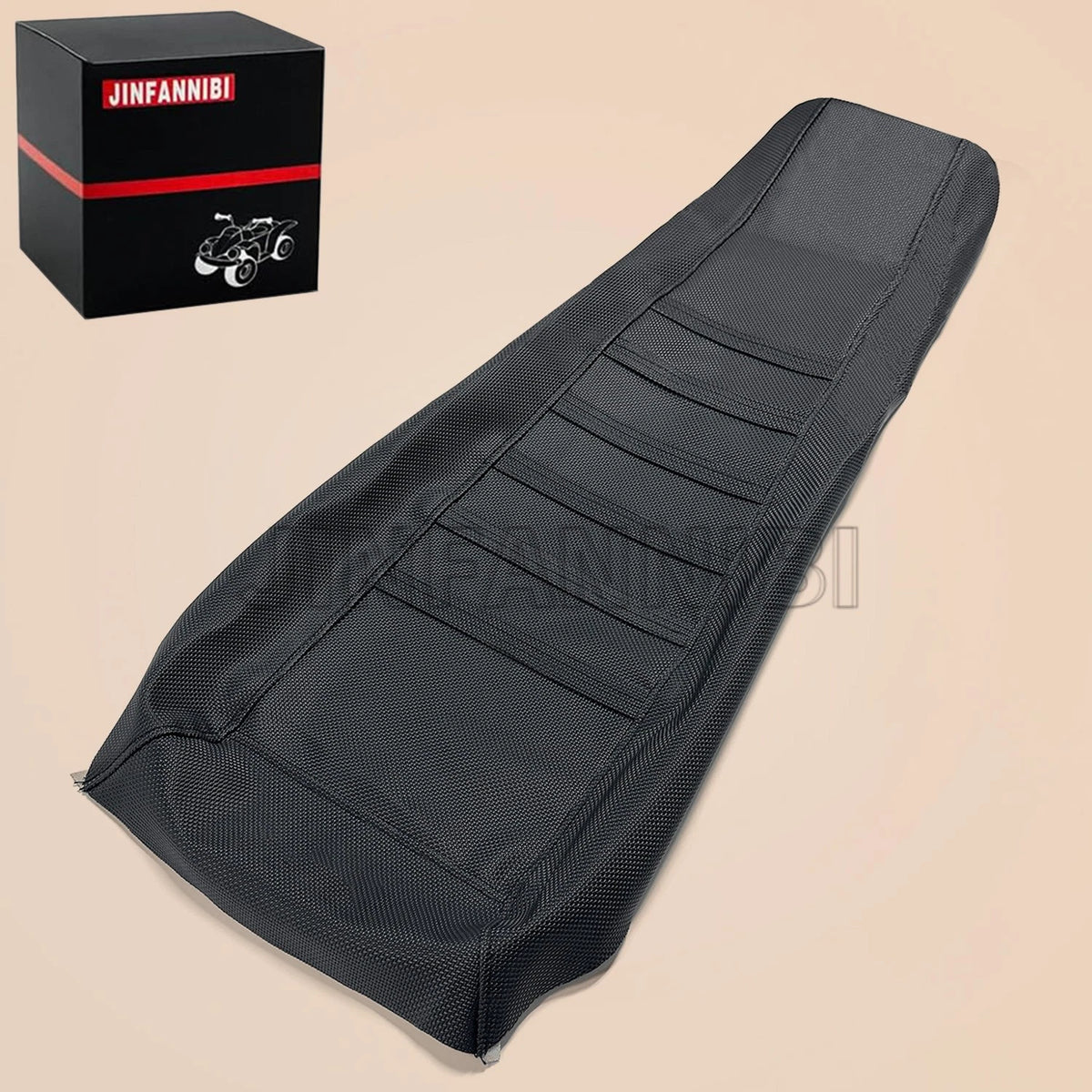 Black Non Slip Seat Cover Ribs for Honda Sportrax 400 TRX400EX (1999–2008)