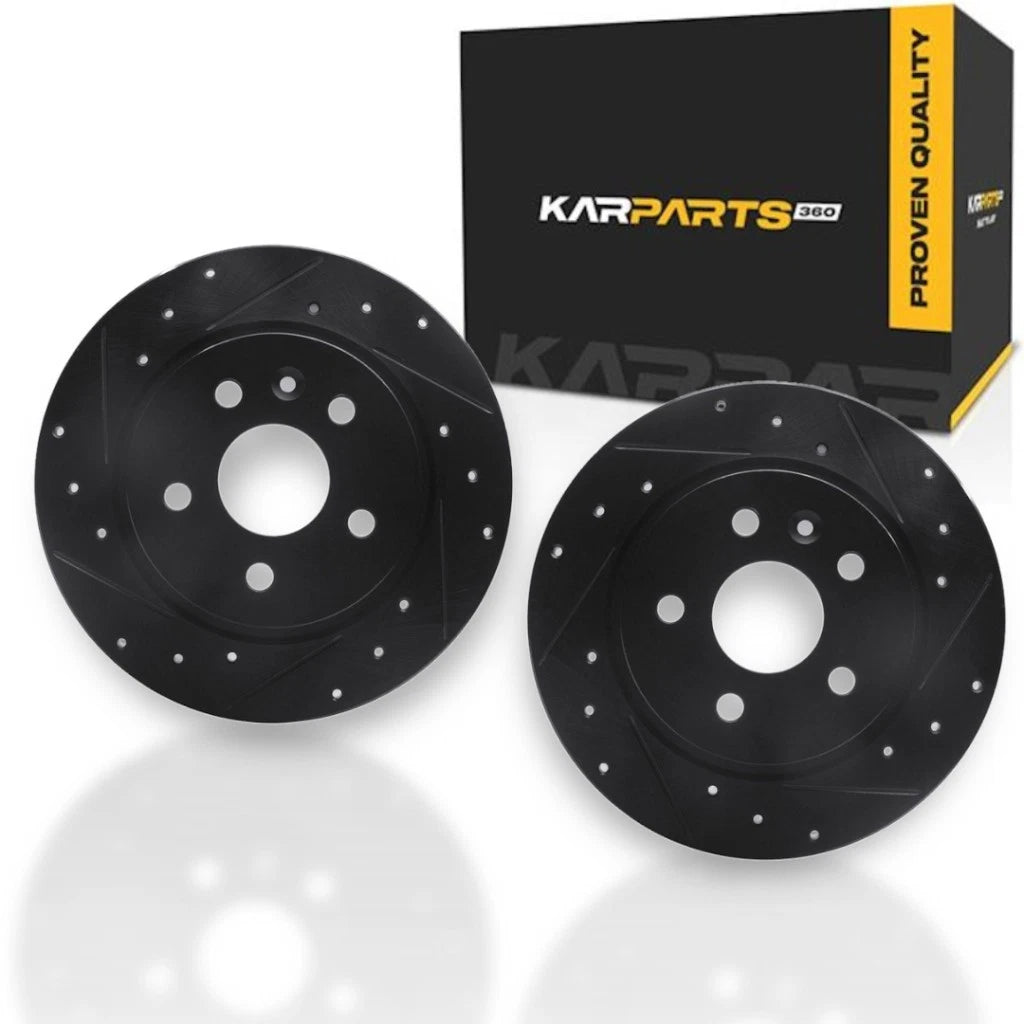 Rotor Set for Chevy Trax (2013–2022) | Drilled and Slotted | ALX-PAU-DF-8002-45017-CLA5