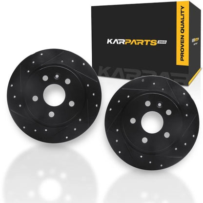 Rotor Set for Chevy Trax (2013–2022) | Drilled and Slotted | ALX-PAU-DF-8002-45017-CLA5