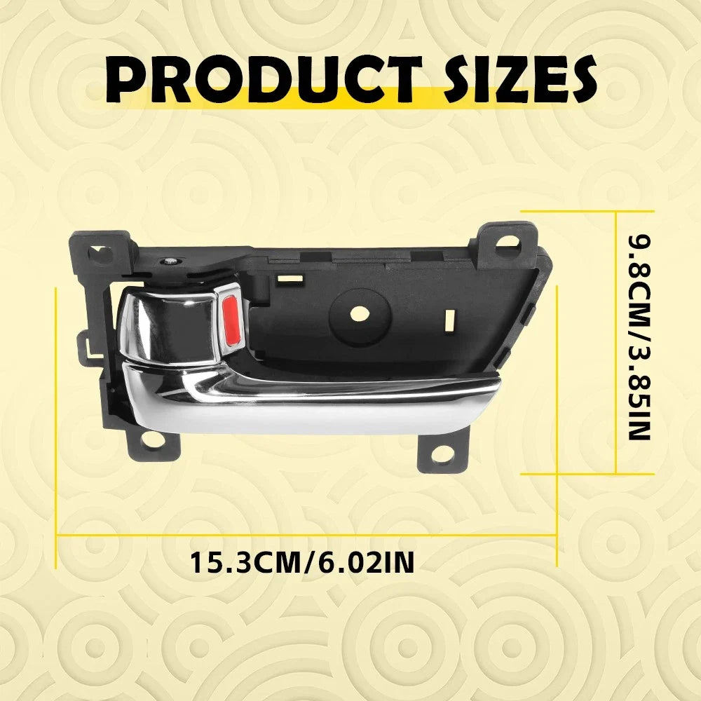 Chrome Interior Door Handle for Kia Sorento (2011–2015) 1-10X