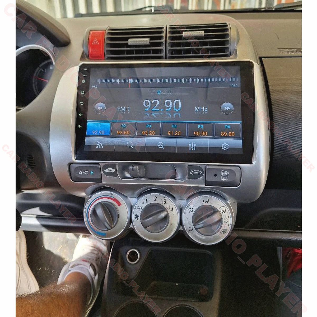 4+64G Android 14 Carplay Stereo Radio GPS for Honda Fit (2002–2008)