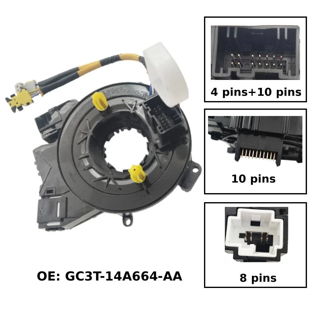 Spiral Cable Clock Spring for Ford F-250, Mustang Shelby GT500 (2003–2014) GC3T-14A664-AA