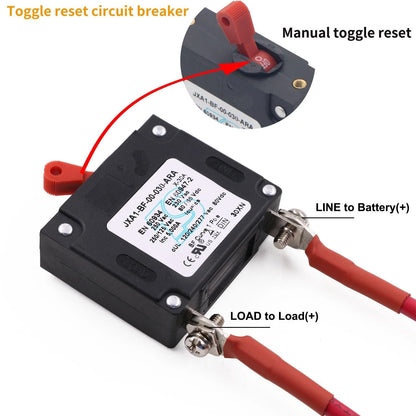 15A Toggle Circuit Breaker for T Tocas (UL Certified)