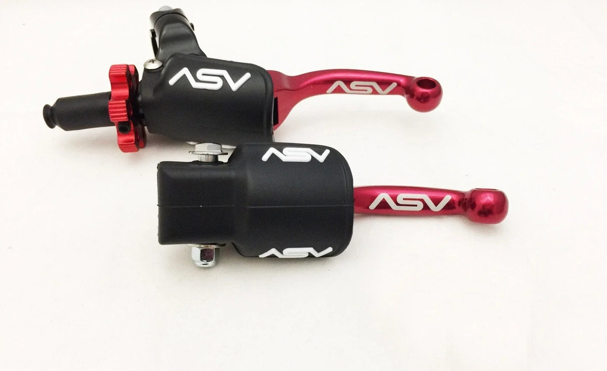 ASV F3 Shorty Clutch Perch Levers for Yamaha YZ 65 85 125 250 (2010–2023)