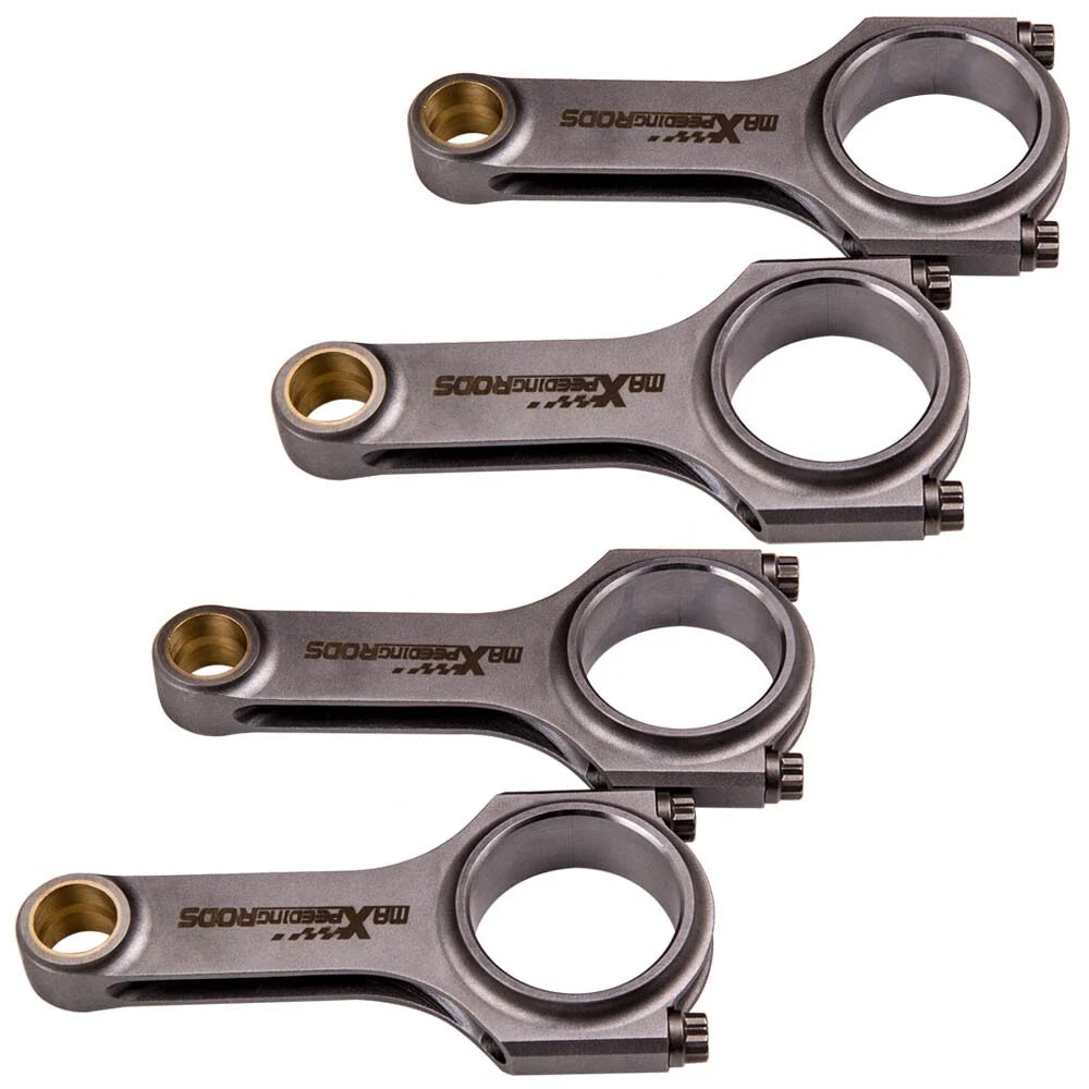 4X 4340 Forged Connecting Rods + Bolts for Alfa Romeo 155 Q4, Fiat Abarth 131 16V